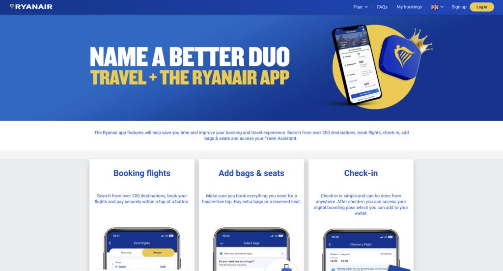 Ryanair Mobile App