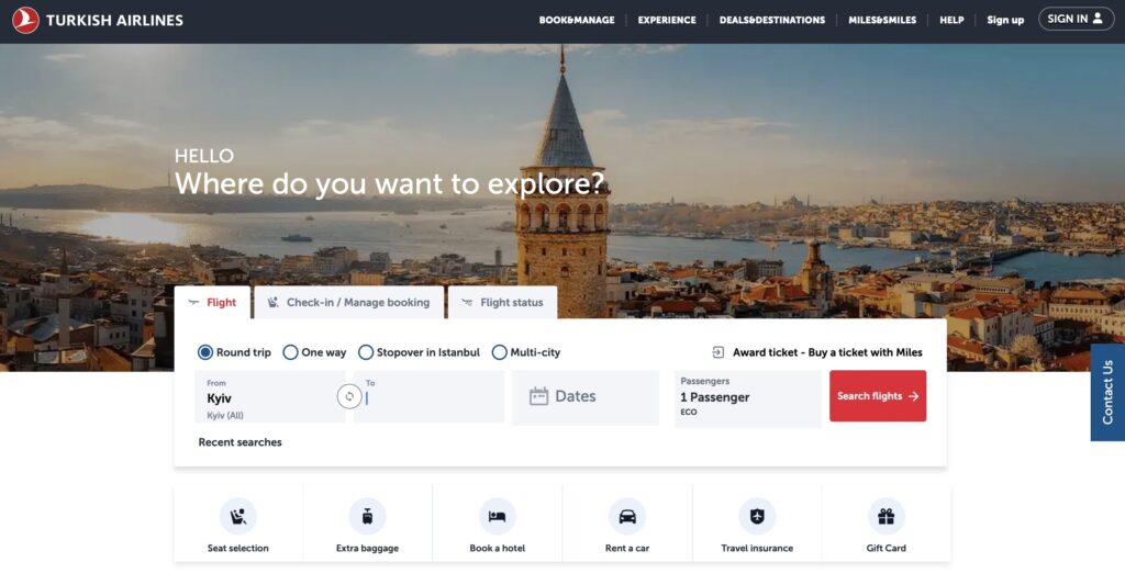 Turkish Airlines Review